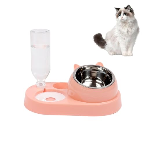 Automatischer Futterspender für Hunde – 2-in-1 Hunde Katzen Näpfe Automatische Bewässerungsflasche | Große Kapazität Automatische Katzen-Futterspender Schwerkraft-Futterspender und Bewässerungsset für Automatischer Futterspender für Hunde – 2-in-1 Hunde Katzen Näpfe Automatische Bewässerungsflasche | Große Kapazität Automatische Katzen-Futterspender Schwerkraft-Futterspender und Bewässerungsset für von Generic