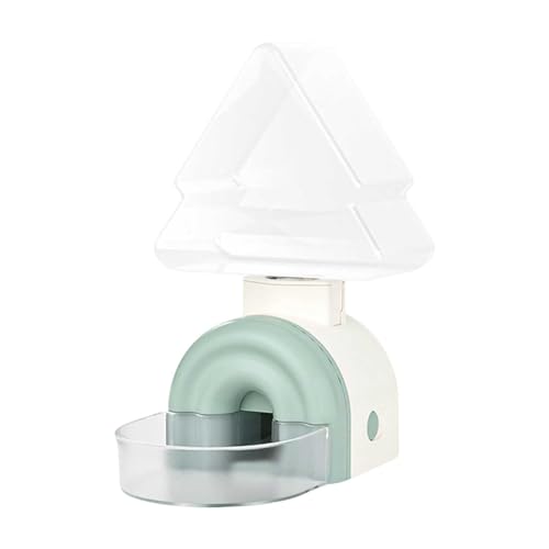 Automatischer Futterspender für Kaninchen,Futter- und Wassernapf mit Deckel,Wasserflasche,Haustier Futterspender für Kaninchen,Hamster,Hunde (B) von Generic