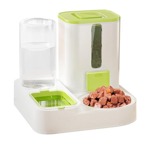 Automatischer Futterspender für Katzen, Futterspender für Hunde, multifunktionaler Futternapf für Haustiere mit großer Kapazität, wiederverwendbarer Wasserspender für Hunde, Wasserquelle für Katzen Automatischer Futterspender für Katzen, Futterspender für Hunde, multifunktionaler Futternapf für Haustiere mit großer Kapazität, wiederverwendbarer Wasserspender für Hunde, Wasserquelle für Katzen von Generic