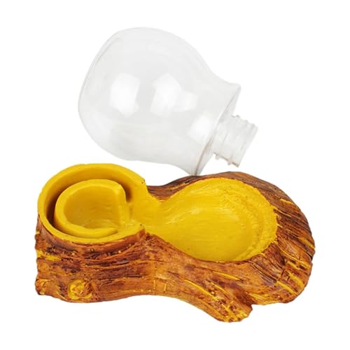Automatischer Wasserspender für Eidechsen, automatischer Reptilien-Wasserspender – Wasserschale für Hunde ohne Verschütten – abnehmbarer Trinkbrunnen in Form einer Chamäleon-Schildkröte von Generic