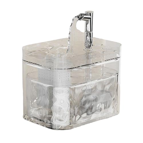 Automatischer Wasserspender für Haustiere, Katzen und Hunde, mit Filter, zirkulierendes Frischwasser für den Innenbereich, für Katzen und Hunde Pzy183 (17x14x12.5cm) von Generic