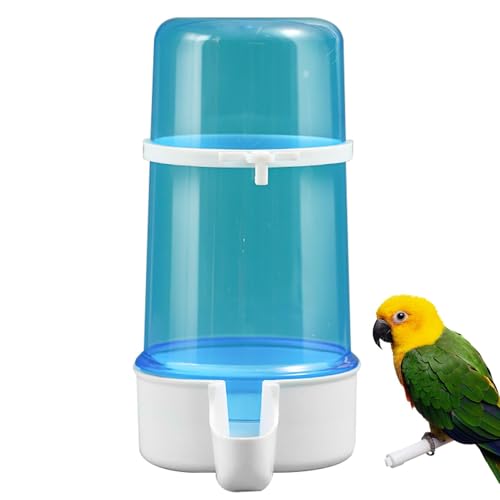 Automatischer Wasserspender für Wellensittiche, Vogelfutter für Papageien, praktisches Zubehör für Vogelkäfige, hängender Futterbehälter für einfache Pflege von Generic