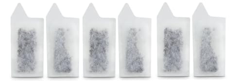B/C Kleines Filterkartuschen-Pad, 10,2 cm L × 5,4 cm B – Kokosnusskohlen- und Zeolith-Aquariumfilter | reduziert Ammoniak und Gerüche, passend für B- und C-Schlitze (6) von Generic