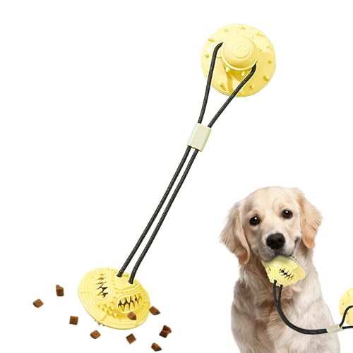 Ball am Seil Hundespielzeug,Hundesaugnapf-Schlepperspielzeug,Tauziehspielzeug für Hunde | Trainingsgeräte für Hunde, Beißspielzeug, Seil und Ball, geistig stimulierendes Trainingsspielzeug für kleine Ball am Seil Hundespielzeug,Hundesaugnapf-Schlepperspielzeug,Tauziehspielzeug für Hunde | Trainingsgeräte für Hunde, Beißspielzeug, Seil und Ball, geistig stimulierendes Trainingsspielzeug für kleine von Generic