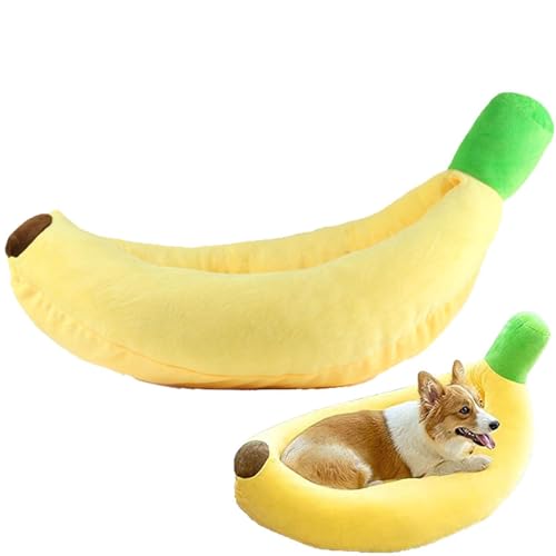 Bananenförmige Käfigmatten für Katzen - Bananenbett für Katzen | Weicher Plüsch für Haus im Boot für Haustiere, warmes Kuschelbett | Käfigmatten für Hunde und Katzen A Bananenförmige Käfigmatten für Katzen - Bananenbett für Katzen | Weicher Plüsch für Haus im Boot für Haustiere, warmes Kuschelbett | Käfigmatten für Hunde und Katzen A von Generic