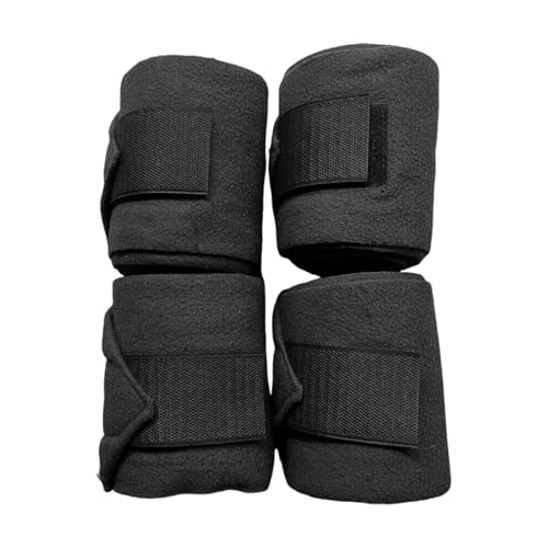 Bandagen Wraps Für, 4 Stücke Elastische Pferdebandbeine Bein Wraps, Elastische Weiche Reitbehörden -Accessoires Frontgebundene Vorräte Für Reittrainingswettbewerbe Im Freien von Generic