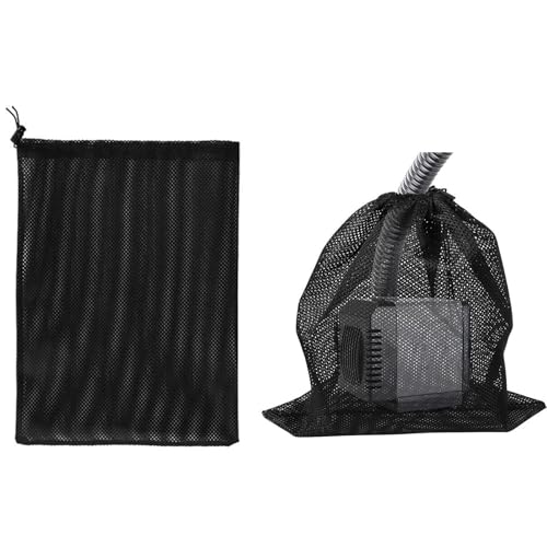 Barriere-Tasche für Pumpe, 12,2 Zoll bis 15,9 Zoll für den Filter der Teichpumpe mit Spannseil | Schwarze Poolbeutel für Biofilter des Beckens, die Filtration 'Aquarium Barriere-Tasche für Pumpe, 12,2 Zoll bis 15,9 Zoll für den Filter der Teichpumpe mit Spannseil | Schwarze Poolbeutel für Biofilter des Beckens, die Filtration 'Aquarium von Generic