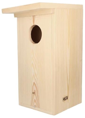 Basic-Nistkasten Für Vögel TYP D MKW - Stabiler nisthaus für Wildvögel und Gartenvögel - Vogelhaus aus Nadelholz - Wetterfest und langlebig für draußen mit Einflugloch Basic-Nistkasten Für Vögel TYP D MKW - Stabiler nisthaus für Wildvögel und Gartenvögel - Vogelhaus aus Nadelholz - Wetterfest und langlebig für draußen mit Einflugloch von Generic