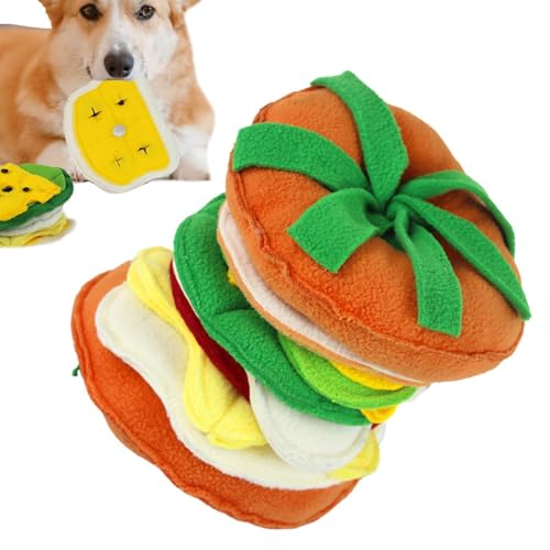 Beißspielzeug für Welpen, Kauspielzeug für Welpen, Plüschspielzeug für Hunde, Hamburger Design | Leckerli-Spielzeug für Hunde für aggressive Kauer, Plüschspielzeug für Zahnen Beißspielzeug für Welpen, Kauspielzeug für Welpen, Plüschspielzeug für Hunde, Hamburger Design | Leckerli-Spielzeug für Hunde für aggressive Kauer, Plüschspielzeug für Zahnen von Generic
