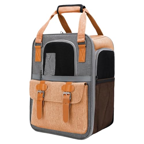 Belüfteter und atmungsaktiver Rucksack: erweiterbarer Rucksack, Transportbox für Haustiere | Faltbarer Rucksack für Katzen, Rucksäcke für Hundetransporte, belüftetes Design Belüfteter und atmungsaktiver Rucksack: erweiterbarer Rucksack, Transportbox für Haustiere | Faltbarer Rucksack für Katzen, Rucksäcke für Hundetransporte, belüftetes Design von Generic