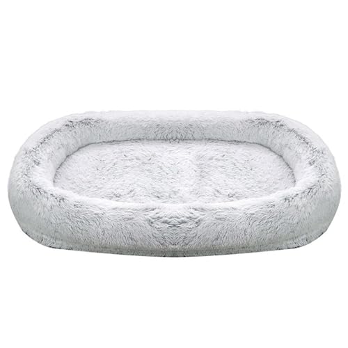 Bequemes Hundebett, Haustierbetten für große Hunde, Innenkissen, waschbar, bequem, Plüschkissen mit erhöhten Rändern Bequemes Hundebett, Haustierbetten für große Hunde, Innenkissen, waschbar, bequem, Plüschkissen mit erhöhten Rändern von Generic