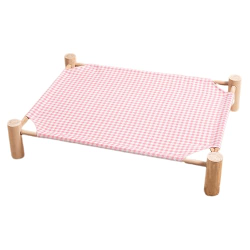 Bett aus Holz für Haustiere, Hängematte für Haustierbett, Hundebett und Katzenbett, abnehmbare Matte für Katzen, Campingbett für Hunde, 1 Paar Bett aus Holz für Haustiere, Hängematte für Haustierbett, Hundebett und Katzenbett, abnehmbare Matte für Katzen, Campingbett für Hunde, 1 Paar von Generic