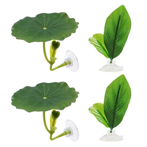 Betta Hängematte - Betta Laichen Blätter | Bettas Fischblatt Hängematte | 4X Einstellbare Saugnapf Simulation Pad | Natürliche Lebensraum Dekorationen Pflanze für Zucht, Verbessert Gesundheit und Betta Hängematte - Betta Laichen Blätter | Bettas Fischblatt Hängematte | 4X Einstellbare Saugnapf Simulation Pad | Natürliche Lebensraum Dekorationen Pflanze für Zucht, Verbessert Gesundheit und von Generic