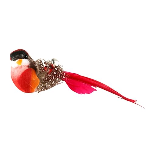 Bird Cat Toys – Katzenangel-Zubehör, Ersatz für Kissenfedern | buntes Frühlingsteaser mit langem Personal für das Kätzchen zum Spielen und für die lustige Jagd, Spielzeug Bird Cat Toys – Katzenangel-Zubehör, Ersatz für Kissenfedern | buntes Frühlingsteaser mit langem Personal für das Kätzchen zum Spielen und für die lustige Jagd, Spielzeug von Generic