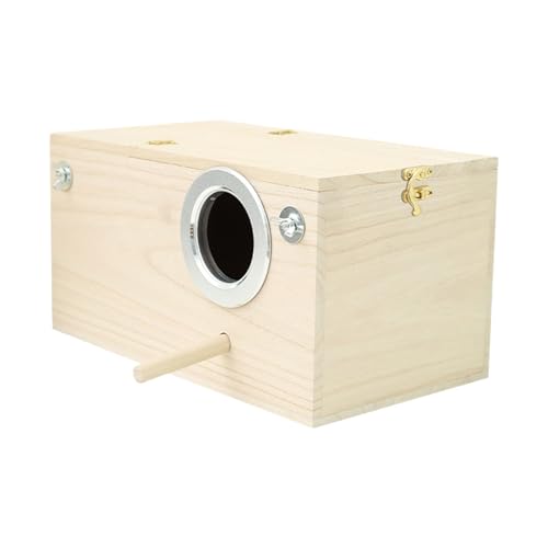 Bird Nisting House - Holzhause Box für kleine Vögel und Lovebirds | Dekorative Lebensraum für Innen- oder Außenbereiche für Garten, Rasen, Garten oder Heimnutzung als natürliche Wildtierattraktion Bird Nisting House - Holzhause Box für kleine Vögel und Lovebirds | Dekorative Lebensraum für Innen- oder Außenbereiche für Garten, Rasen, Garten oder Heimnutzung als natürliche Wildtierattraktion von Generic