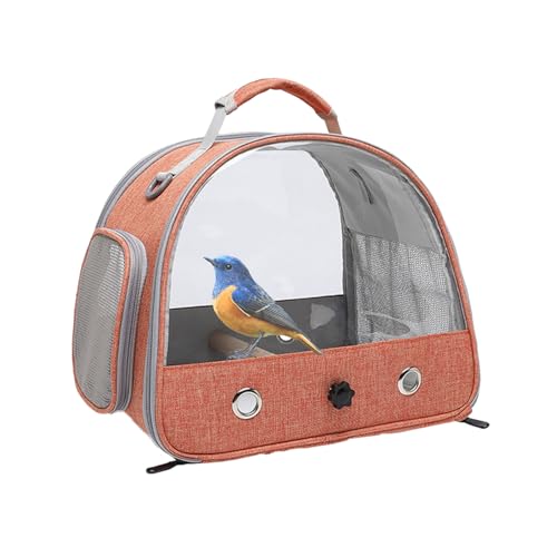 Bird Transport Back Bag - Transparent, atmungsaktiver und leichter Reisekäfig | Ideal für Kleintiere, Hamster, Kaninchen, Vögel, sicherer Transport für Wanderungen und Reisen Bird Transport Back Bag - Transparent, atmungsaktiver und leichter Reisekäfig | Ideal für Kleintiere, Hamster, Kaninchen, Vögel, sicherer Transport für Wanderungen und Reisen von Generic