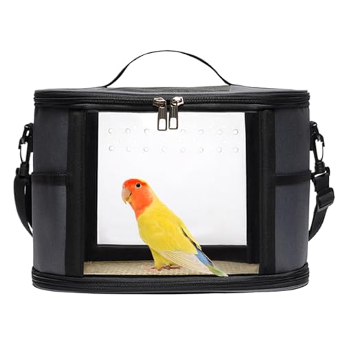 Bird Travel Carrier – Atmungsaktive Papageientrage – Transport-Umhängetasche für Hamster, Sittiche, Nymphensittiche, Lovebird Reise-Tragekäfig Bird Travel Carrier – Atmungsaktive Papageientrage – Transport-Umhängetasche für Hamster, Sittiche, Nymphensittiche, Lovebird Reise-Tragekäfig von Generic