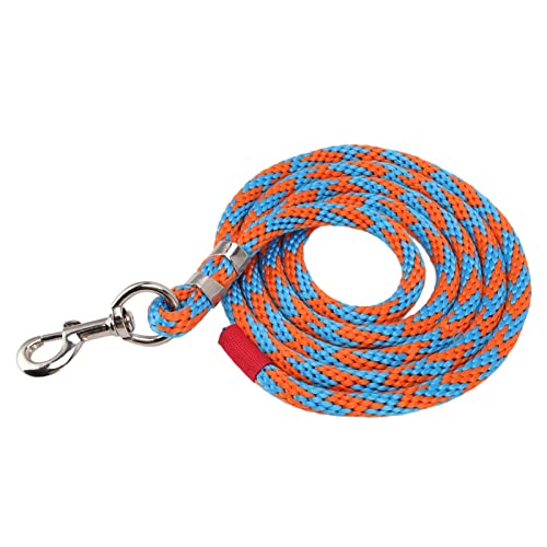 Bleiseile für Pferde, Pferde -Longe -Linie Verdickte Tragbare Weiche Touch Nylon Haustier Leine Lunge Lunge für mit Leichtmetallhaken Viehhunde, Viehstock, Haustiertraktionseil, 9,8 Fuß (Blau-Orange) Bleiseile für Pferde, Pferde -Longe -Linie Verdickte Tragbare Weiche Touch Nylon Haustier Leine Lunge Lunge für mit Leichtmetallhaken Viehhunde, Viehstock, Haustiertraktionseil, 9,8 Fuß (Blau-Orange) von Generic