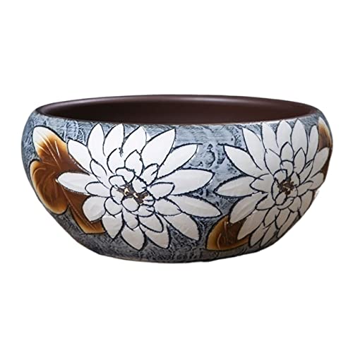 Blumentöpfe für den Innen- und Außenbereich, handgeschnitzter Blumentopf, Lotus-Aquarium, große Seerosenschale, hydroponischer Blumentopf, Goldfisch-Schildkröten-Aquarium, Gartenarbeit, Blumentöpfe für den Innen- und Außenbereich, handgeschnitzter Blumentopf, Lotus-Aquarium, große Seerosenschale, hydroponischer Blumentopf, Goldfisch-Schildkröten-Aquarium, Gartenarbeit, von Generic