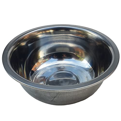 Bolly Bowls® – 17 x 6 cm Edelstahl Hundenapf – Futternapf für Katzen, Hunde, Welpen und Kätzchen – ideal für Nass- und Trockenfutter und Wassernapf von Generic