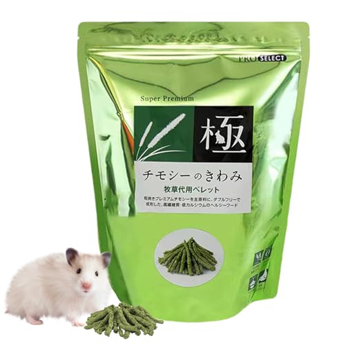 Bunny -Zahnen Stöcke | 200g Hamster -Zahnen Stick | Hochfaser Grundnahrungsmittel Lebensmittel Haustier Darmgesundheit Snacks für Mundpflege tägliche Verwendung Eichhörnchen Igel Chinchillas Training von Generic