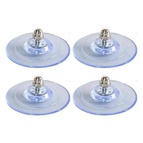 CAT PERCHING PERCHING CUSCE CAGGI | Saugwünsche für Katzen, Töpfe aus transparentem PVC 4 Stück | Maximalgewicht 20 kg leichte Sauger von Generic