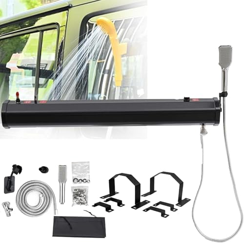 Campingdusche Camping Dusche Tragbare selbstdruckbeaufschlagter Wassertank für Duschen auf der Straße, Solar, 18 l/20 l/30 l, für Overlanding, Lagerung, Outdoor-Aktivitäten, kompatibel Campingdusche Camping Dusche Tragbare selbstdruckbeaufschlagter Wassertank für Duschen auf der Straße, Solar, 18 l/20 l/30 l, für Overlanding, Lagerung, Outdoor-Aktivitäten, kompatibel von Generic