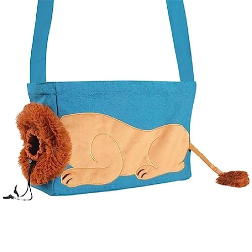 Cat-in-bag Komfort für Tragetasche Atmungsaktive Kopf-heraus Schulter Cartoon Umhängetasche Haustier von Generic
