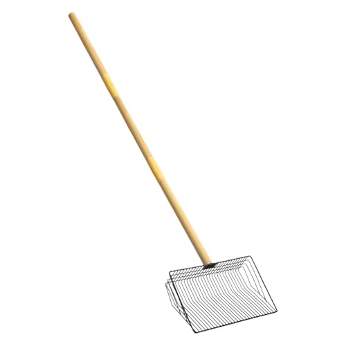 Chicken Coop Scooper, Chicken Coop Pooper Scooper - Abnehmbare Sichtbarkeit des Verdachts mit langem | Holzgriffe Griffe Heavy Duty Chicken Coop Rake für Hühnermaterial -Accessoires Chicken Coop Scooper, Chicken Coop Pooper Scooper - Abnehmbare Sichtbarkeit des Verdachts mit langem | Holzgriffe Griffe Heavy Duty Chicken Coop Rake für Hühnermaterial -Accessoires von Generic