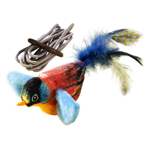 Chirping Bird Cat Toy - flatternes Vogel interaktives Spielzeug, elektrischer simulierter zwitscherner Vogel, wiederaufladbares Flapping -Vogelkatze -Spielzeug, automatisches Vogelspielzeug, lustiges Chirping Bird Cat Toy - flatternes Vogel interaktives Spielzeug, elektrischer simulierter zwitscherner Vogel, wiederaufladbares Flapping -Vogelkatze -Spielzeug, automatisches Vogelspielzeug, lustiges von Generic