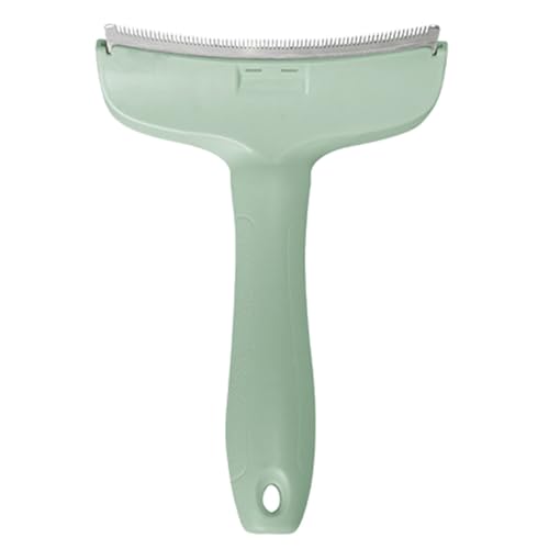 Comfy Pet Comb Pro Bequemer Katzenhaarausdünner, Allzweckkamm zum Entfernen gebogener Haare, lose Haare, für Lange Kurze Haare, Wiederverwendbare Reinigung von Katzenbedarf Wgm178 (Green, B) von Generic