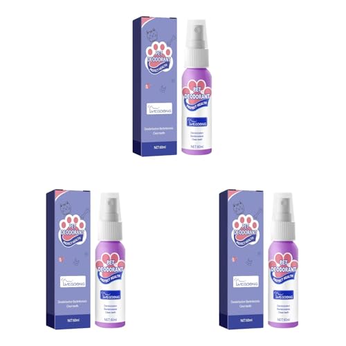 Dentalspray 60ML für Hunde Katzen für einen frischen Atem – Zahnpﬂege Spray beugt Zahnstein, Zahnpflege Dental Spray zur Vorbeugung von Zahnstein Zahnreinigung (3PCS,60ML) von Generic