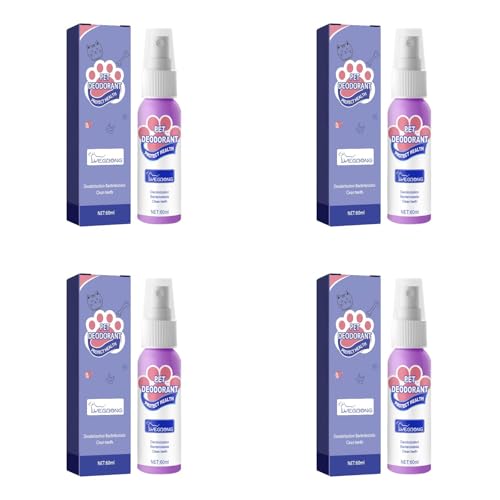 Dentalspray 60ML für Hunde Katzen für einen frischen Atem – Zahnpﬂege Spray beugt Zahnstein, Zahnpflege Dental Spray zur Vorbeugung von Zahnstein Zahnreinigung (4PCS,60ML) von Generic