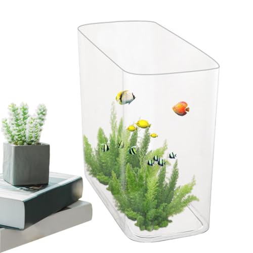 Desktop-Aquarium – transparentes kleines Aquarium, Schildkrötenbecken-Landschaft | Kleines Betta-Aquarium, Desktop-Aquarium, Fischaquarium, dekoratives Betta-Aquarium für Zuhause, Hotel, Restaurant, B Desktop-Aquarium – transparentes kleines Aquarium, Schildkrötenbecken-Landschaft | Kleines Betta-Aquarium, Desktop-Aquarium, Fischaquarium, dekoratives Betta-Aquarium für Zuhause, Hotel, Restaurant, B von Generic