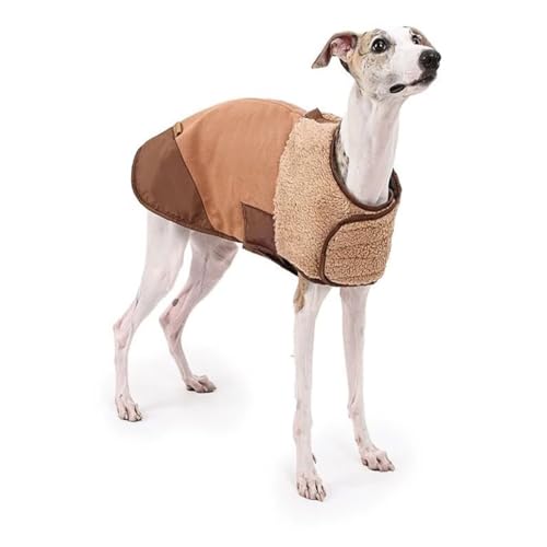 Dog Cold Weather Coat,Dog Windproof Coat Cotton,Size S/M/L/XL for Small Medium Large Dogs Winter Pet Clothes(Brown,S) von Generic