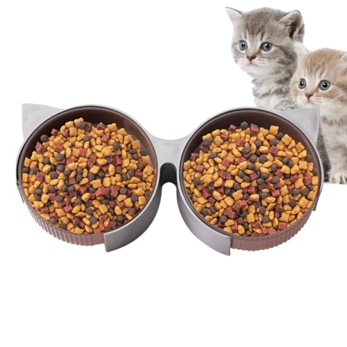 Doppelte Katzentoilette, abnehmbare Hundenapf für Welpen, Wassernapf für Hunde, Doppel Katzentoilette, Katzenfutternapf Wassernapf für Hunde und Katzen Doppelte Katzentoilette, abnehmbare Hundenapf für Welpen, Wassernapf für Hunde, Doppel Katzentoilette, Katzenfutternapf Wassernapf für Hunde und Katzen von Generic