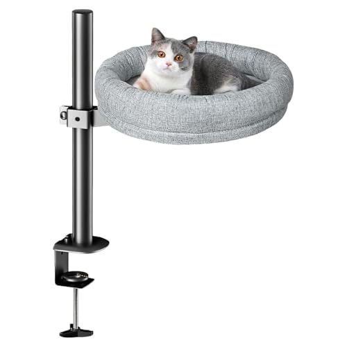 Drehbar Schreibtisch Katzenbett Halterung,runden Katzen-Schreibtisch-Bett,Katzenhängematte Für Ihren Schreibtisch, Bequemes Tischnest-Katzenbett Für Entspannung Und Gemütli Drehbar Schreibtisch Katzenbett Halterung,runden Katzen-Schreibtisch-Bett,Katzenhängematte Für Ihren Schreibtisch, Bequemes Tischnest-Katzenbett Für Entspannung Und Gemütli von Generic