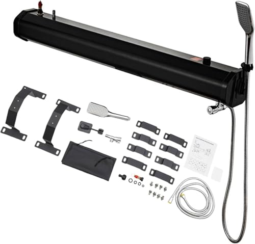 Druckwassertank für Camping Duschen Campingdusche, den Außenbereich, tragbares Auto-Kit, Dachgepäckträgermontage, für Geländefahrten, Strandreisen, für Fahrzeuge, LKWs, SUV, 18 l Druckwassertank für Camping Duschen Campingdusche, den Außenbereich, tragbares Auto-Kit, Dachgepäckträgermontage, für Geländefahrten, Strandreisen, für Fahrzeuge, LKWs, SUV, 18 l von Generic