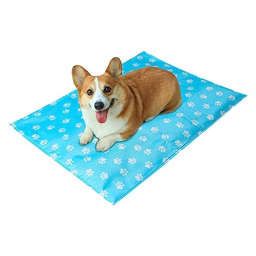 Eismatte für Hunde, leichtes Eiskissen für Haustiere, Gel-Eismatte, Sommer-Trainingsmatte für Innenräume, Outdoor, Auto, Rasen, Strand, Schlafbett, Zwinger Eismatte für Hunde, leichtes Eiskissen für Haustiere, Gel-Eismatte, Sommer-Trainingsmatte für Innenräume, Outdoor, Auto, Rasen, Strand, Schlafbett, Zwinger von Generic