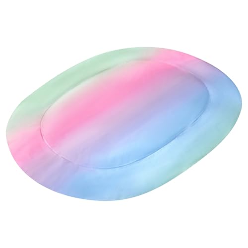 Eispad für Haustiere mit Regenbogen-Farbverlauf, Sommer-Kühlmatte für Katzen und Hunde, wiederverwendbares Pad, Eispad für Haustiere, Größe 30 x 40 cm Pzy313 (Blue, 40cm) von Generic