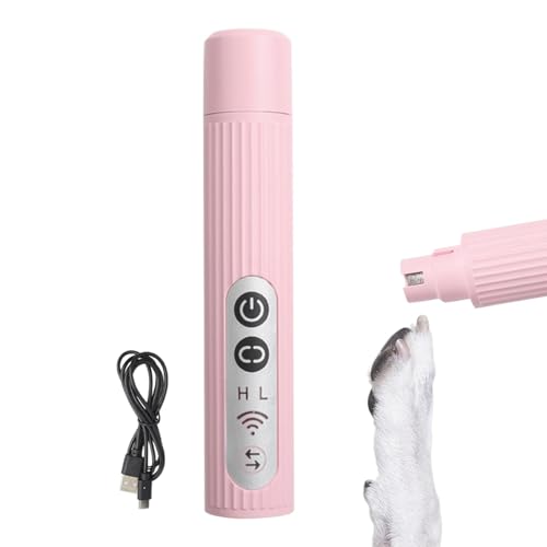 Elektrische Nagelfeile, wiederaufladbar, für die Fellpflege von Hunden, Nagelfeile für Hundefinger mit Licht, Pfotenpflege, Nagelfräser für Hunde, Nagelfeile Elektrische Nagelfeile, wiederaufladbar, für die Fellpflege von Hunden, Nagelfeile für Hundefinger mit Licht, Pfotenpflege, Nagelfräser für Hunde, Nagelfeile von Generic