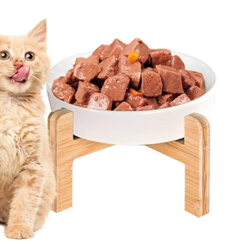 Erhöhte Futternäpfe für Hunde, erhöhte Keramik-Schüsseln für Katzen | Futternapf mit langsamem Futterspender und auslaufsicherem Futterspender aus Keramik für Katzen Erhöhte Futternäpfe für Hunde, erhöhte Keramik-Schüsseln für Katzen | Futternapf mit langsamem Futterspender und auslaufsicherem Futterspender aus Keramik für Katzen von Generic