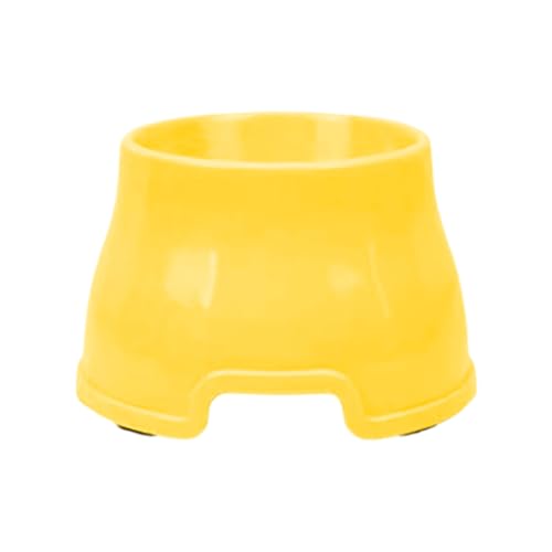 Erhöhte Hundenäpfe, PP-Hundenapf mit Langen Ohren, Wasserbehälter mit hoher Kapazität für Cocker Spaniels Rassen mit Langen Ohren Pzy266 (Yellow, 17x22.5x16cm) von Generic