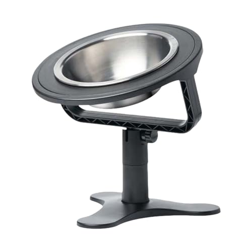 Erhöhter langsamer Feeder - Verstellbare PET -Schüssel, erhöhter Fütterungsständer | Non -Slip -Wasser -Basis, Höhe anpassbare Lebensmittelstation, Feeder für kleine Hunde von Generic