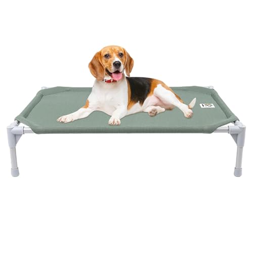 Erhöhtes Haustierbett – Hundebett, erhöhtes Haustierbett mit Rahmen, Schlafwerkzeug für Haustiere mit rutschfesten Gummifüßen für den Außenbereich Erhöhtes Haustierbett – Hundebett, erhöhtes Haustierbett mit Rahmen, Schlafwerkzeug für Haustiere mit rutschfesten Gummifüßen für den Außenbereich von Generic