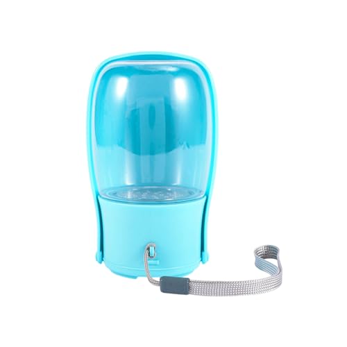 Faltbare Haustier Trinkflasche, Hundetrinkflasche für unterwegs， Hund Katze Haustiere Auslaufsicher Wasserflasche, Hunde Katzen Flasche für Täglich Spazieren Gehen Reisen Campen (Blau, 280 ml) von Generic