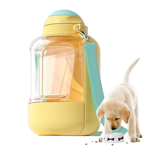 Faltbare Reisewasserflasche für Hunde – kompakter Haustierwasserspender | Wasserspender in Lebensmittelqualität mit großem Fassungsvermögen für Hunde, zusammenklappbare Welpenwasserflasche, tragbare H Faltbare Reisewasserflasche für Hunde – kompakter Haustierwasserspender | Wasserspender in Lebensmittelqualität mit großem Fassungsvermögen für Hunde, zusammenklappbare Welpenwasserflasche, tragbare H von Generic
