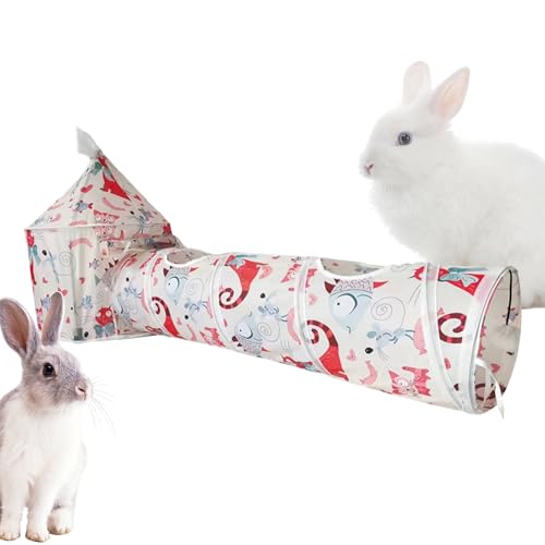 Faltbarer Haustierspieltunnel - Crinkle Tube & Bunny Combo | Eingebettete interaktive für Katzen Kaninchen Welpen, leichtes Indoor-Aktivitätszentrum, einfache Lagergesellschaft m Faltbarer Haustierspieltunnel - Crinkle Tube & Bunny Combo | Eingebettete interaktive für Katzen Kaninchen Welpen, leichtes Indoor-Aktivitätszentrum, einfache Lagergesellschaft m von Generic