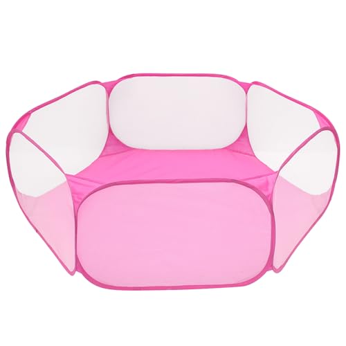Faltbarer Haustierzaun Farbe Sechseckiger Zaun Mesh Polyestergewebe Haustierzaun Zelt KuW618 (61x120x37cm) von Generic