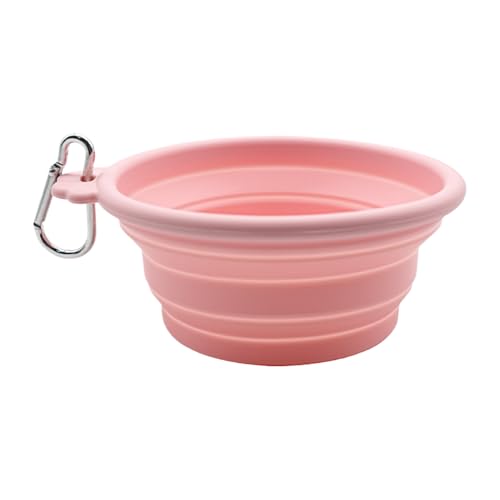 Faltbarer Hundenapf Wassernapf für Haustiere Faltbarer Hundenapf Futternapf für Hunde Reise Auslaufsicher Futterbehälter für Trockenfutter und Nassfutter von Generic